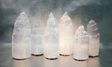 Candeeiros Selenite | Selenite Lamps