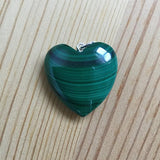 Pendente Coração Malaquite | Malachite Heart Pendant