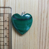 Pendente Coração Malaquite | Malachite Heart Pendant