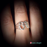 Anel OM Prata   | Sterling silver OM RING