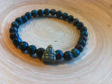 Pulseira Crisocolor c/ Buda | Chrysocolla Bracelet with Buddha Charm