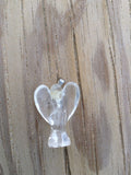 Anjo Quartzo Cristal | Clear Quartz Angel Pendent