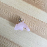 Pendente Golfinho Quartzo Rosa | Rose Quartz Dolphin