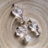 Anjo Quartzo Cristal | Clear Quartz Angel Pendent