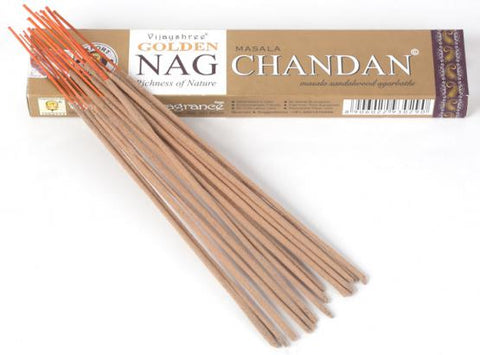 Incenso Golden Nag Chandan (sandalo) | Golden Nag Chandan ( Sandalwood)