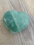 Coração Calcite Verde | Green Calcite Heart