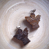 Anjo Olho de Tigre | Tiger Eye Angel Pendant