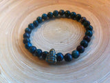 Pulseira Crisocolor c/ Buda | Chrysocolla Bracelet with Buddha Charm