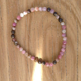 Pulseira Turmalina Rosa  | Rose Tourmaline Bracelet