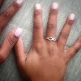 Anel Infinito | Infinity Ring Sterling Silver