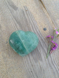 Coração Calcite Verde | Green Calcite Heart