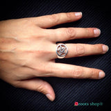 Anel Pentagrama em prata | Pentagram Ring, Sterling Silver Ring