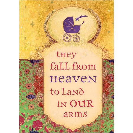 They Fall from Heaven Greeting Card