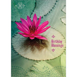 Postal de Feliz Aniversário  | Birthday Blessings Greeting Card