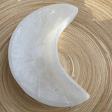 Taça de Selenite em forma de Lua | Moon Selenite Plate