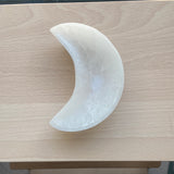 Taça de Selenite em forma de Lua | Moon Selenite Plate