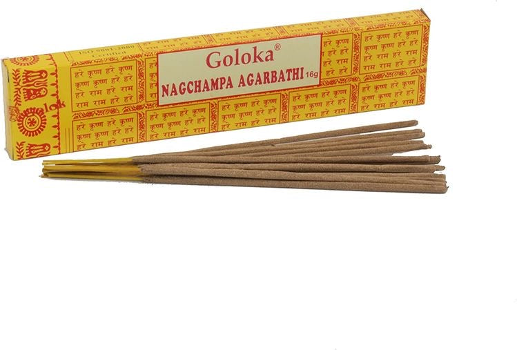 Coni d'incenso Goloka Nag Champa Dhoop - Templo de Buda - Loja de produtos  esotéricos