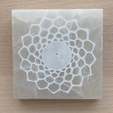Base quadrada Selenite | Square Selenite Plate