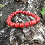 Pulseira Coral Vermelho | Red Coral Bracelet
