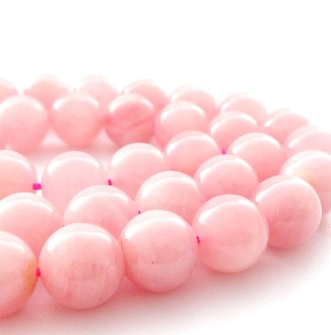 Contas Quartzo Rosa | Rose Quartz Round Beads