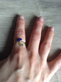 Anel Pedra azul  | Blue Stone  Ring