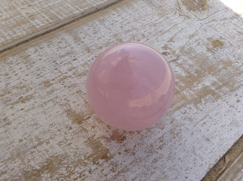 Bola Quartzo Rosa | Rose Quartz Crystal Sphere