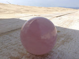 Bola Quartzo Rosa | Rose Quartz Crystal Sphere