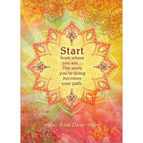 Start From Where You Are Greeting Card -Ram Dass