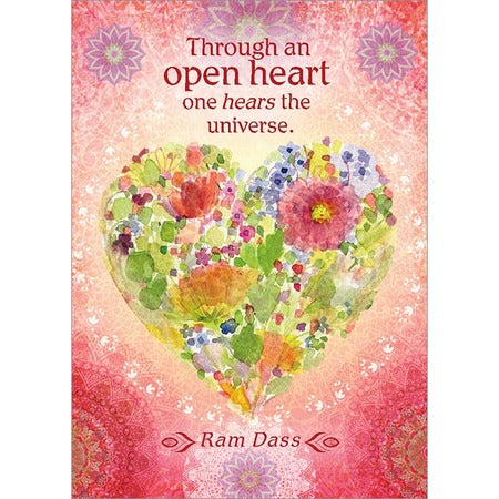 Through An Open Heart Greeting Card - Ram Dass