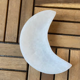 Taça de Selenite em forma de Lua | Moon Selenite Plate